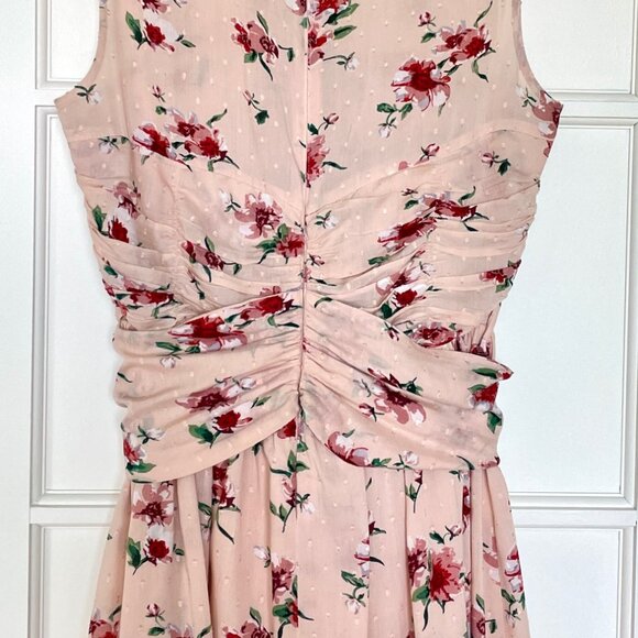 Walter Baker Pena Shirred Floral Dress – Size 6 - Picture 5 of 7